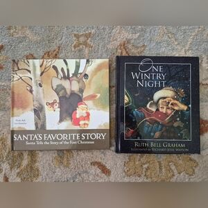 NEW Christmas Religious Children's Books One Wintey Night Santa's Favorite Story